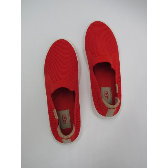 UGG Womens Red Casual Shoes Size 9 Alameda Sammy Slip-On Stretch Comfort VGUC - Picture 14 of 16